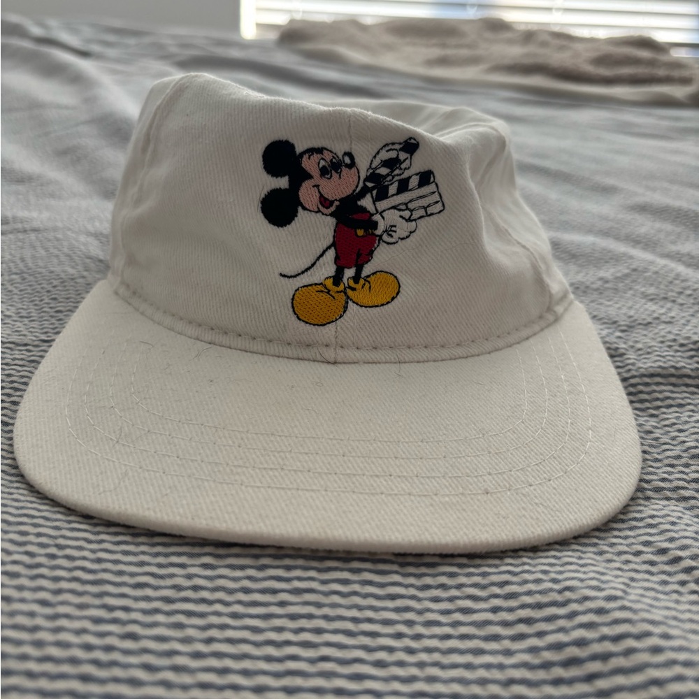 Disney White Mickey Mouse Hat
